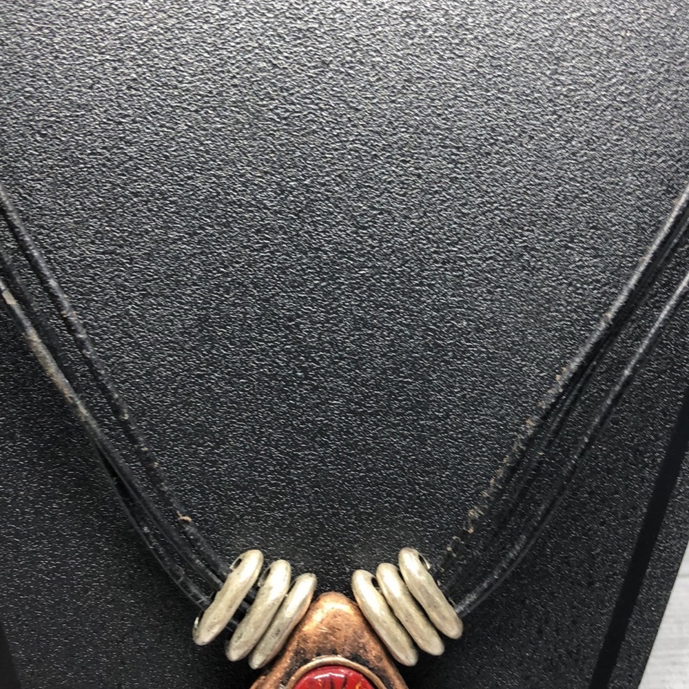 Cara Ny Rustic Artisan Style Statement Necklace - image 6